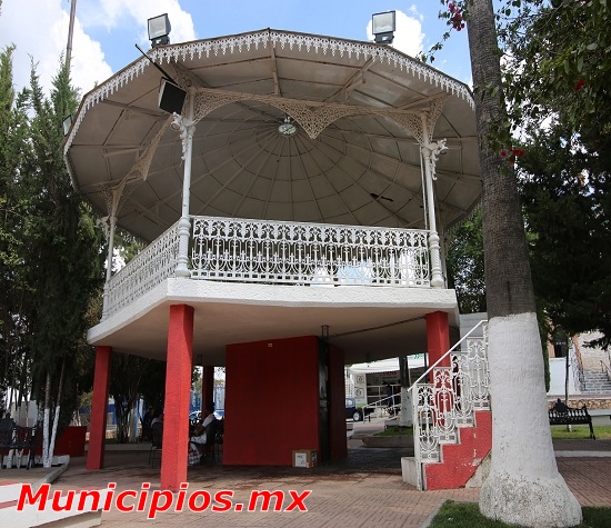Plaza Principal en el Municipio de Tepezala, Ags