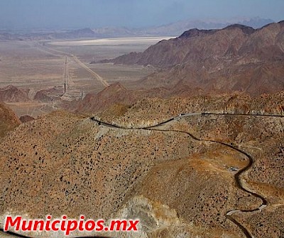 Foto del desierto en Mexicali