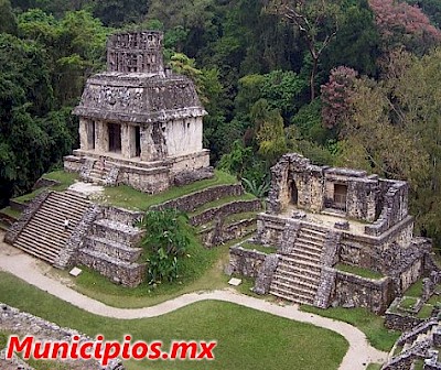 Foto de las ruinas en Palenque