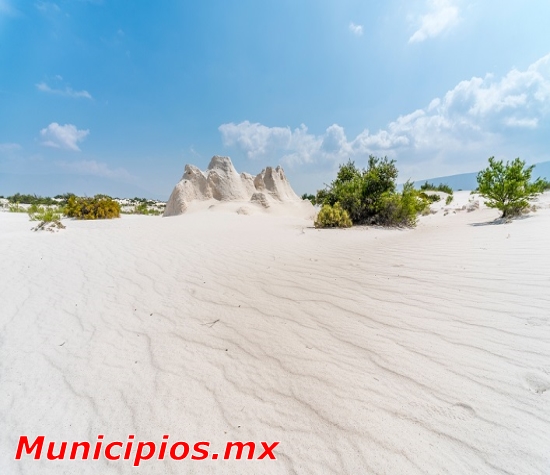 Las dunas de Yeso en Cuatrociénegas, Coahuila