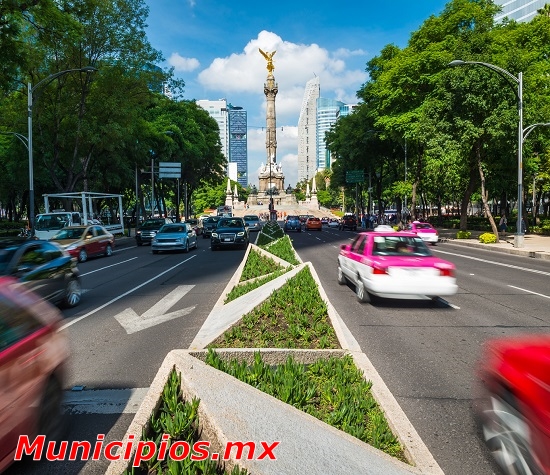 Paseo de Reforma en Ciudad Mexico