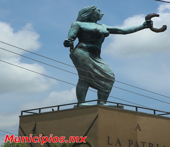 El Monumento a la Bandera en Iguala