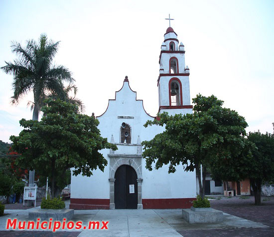 Templo de Huanjintla en Amacuzac en el Estado de Morelos