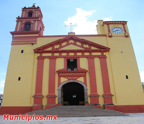 Iglesia de Calvario en Mazatepec en el Estado de Morelos
