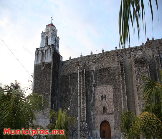 Iglesia de Tlaquiltenango en el estado de Morelos