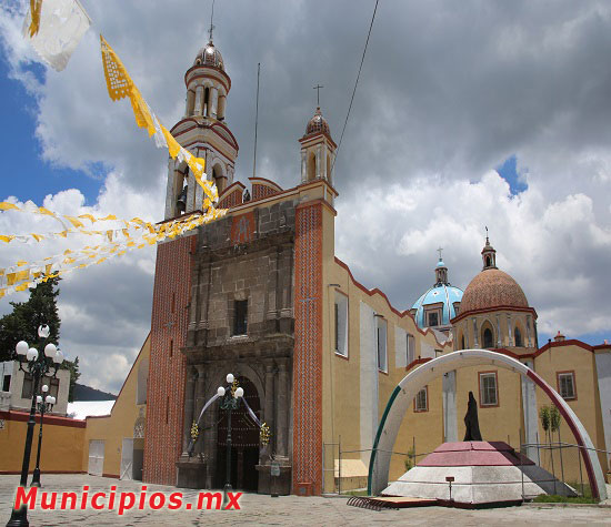 Iglesia de Amozoc en el estado de Puebla