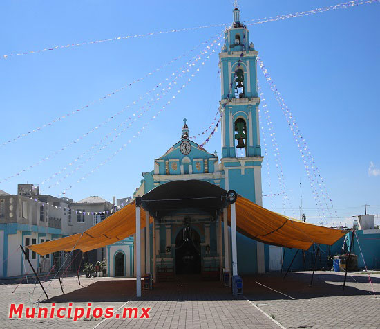 Iglesia de Cuapixtla en el Estado de Puebla