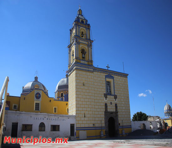 Iglesia de Tecamachalco en el Estado de Puebla